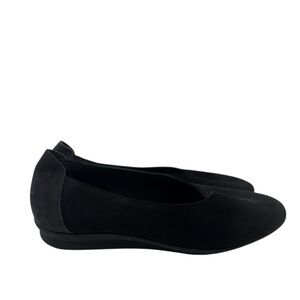 Arche Albame Ballet Flats black Leather Suede Women's Size 42